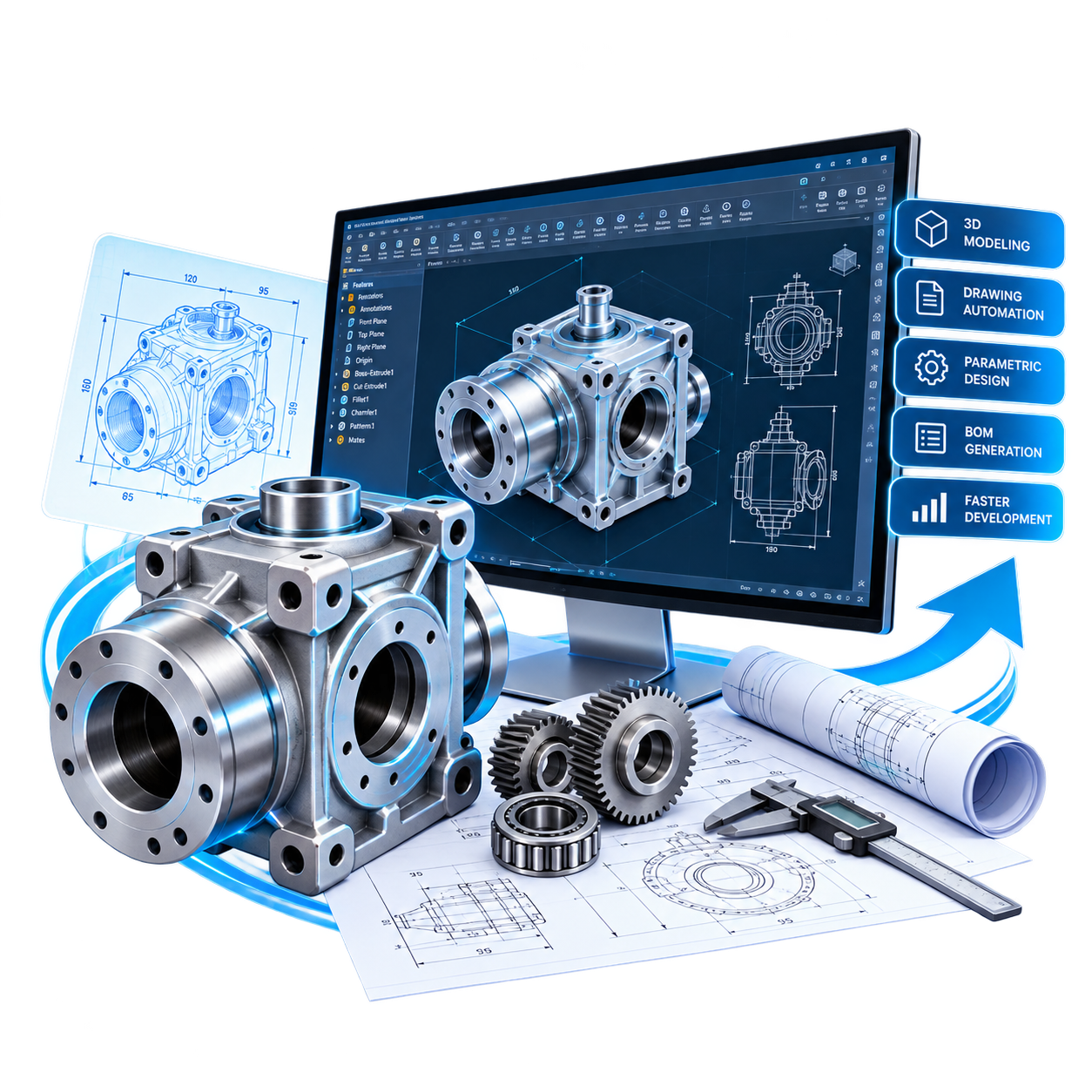 Automated CAD Design System