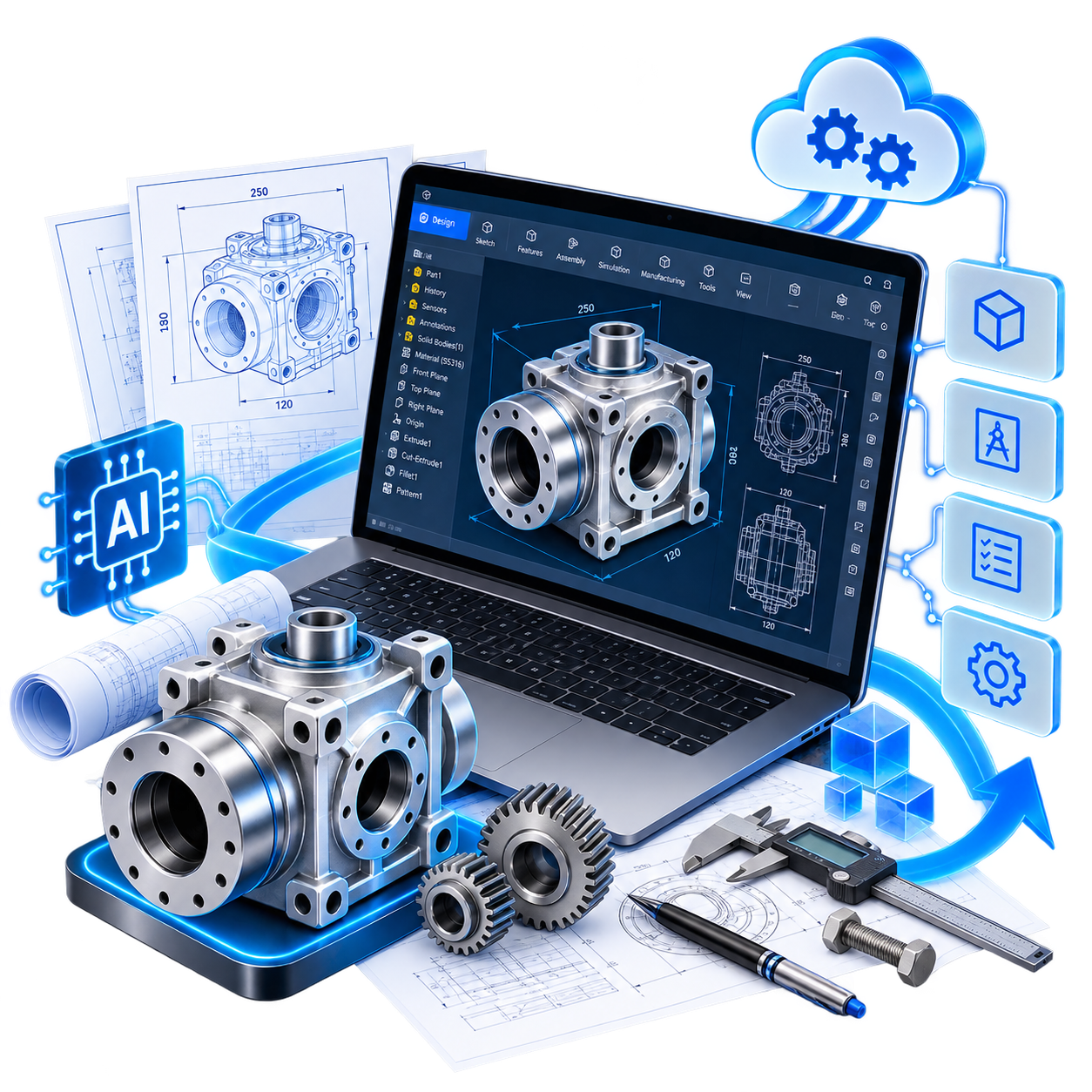 Automated CAD Design System