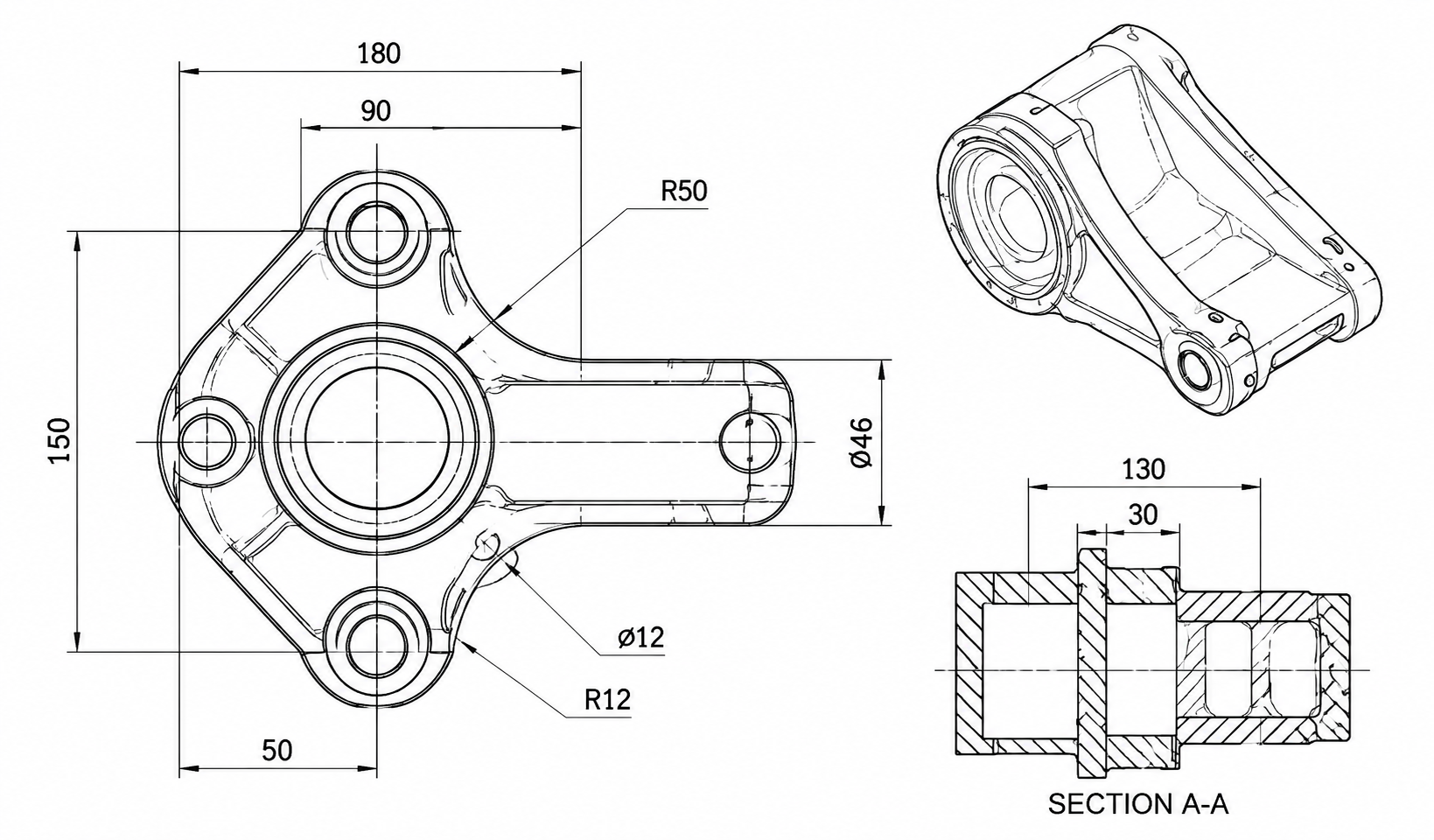 Engineering Detailed Drawing